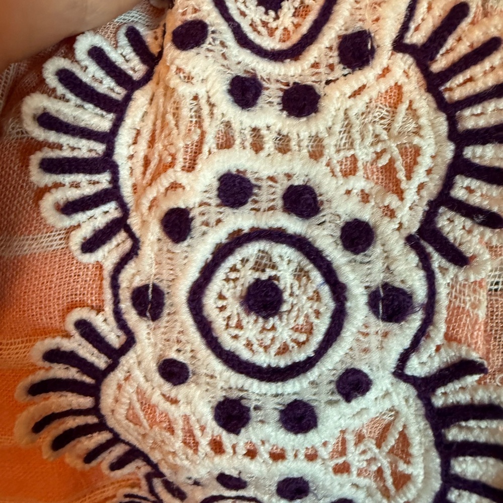 Hemant & Nandita Embroidered Tassel Dress - Picture 9 of 13